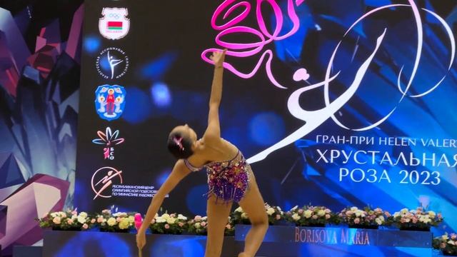 Maria Borisova Clubs AA IT Crystal rose Minsk 2023 смотреть онлайн