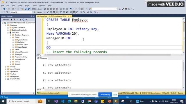 Day-20) Self join in sql server with interview questions in hindi | SQL training смотреть онлайн