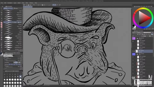 Drawing and Illustrating at CLIP STUDIO PAINT PRO - Rodrigo Albuquerque (CHAT in Portuguese) смотреть онлайн