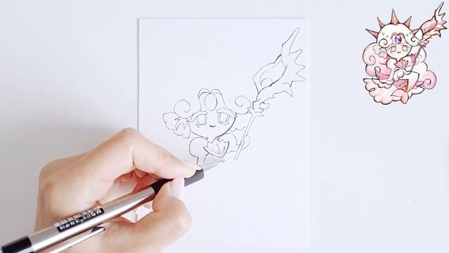 How to draw White Pearl Cookie | How to draw a Mermaid смотреть онлайн