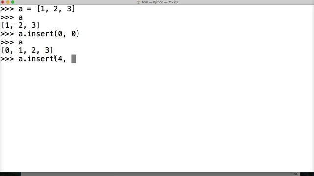 How To Use The Insert List Method in Python 3 смотреть онлайн
