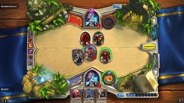 Играем в hearthstone с Dizzey #2 Арена смотреть онлайн