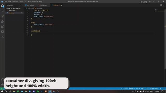 How to center a div in HTML and CSS | Moeez Ikram смотреть онлайн