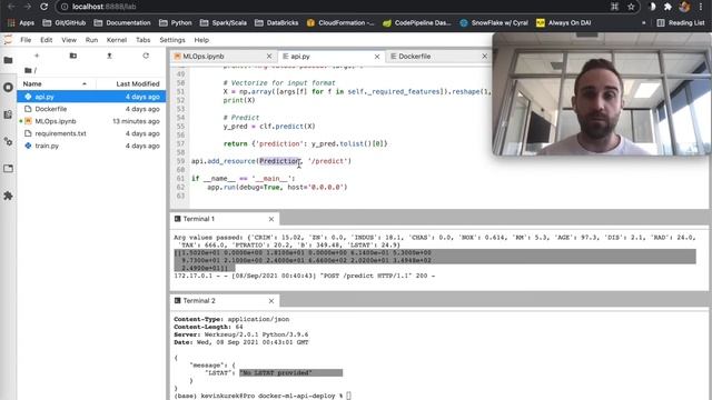 Docker Machine Learning API смотреть онлайн