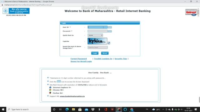 How To Activate Net Banking In Bank Of Maharashtra Online | Bank Of Maharashtra Internet Banking