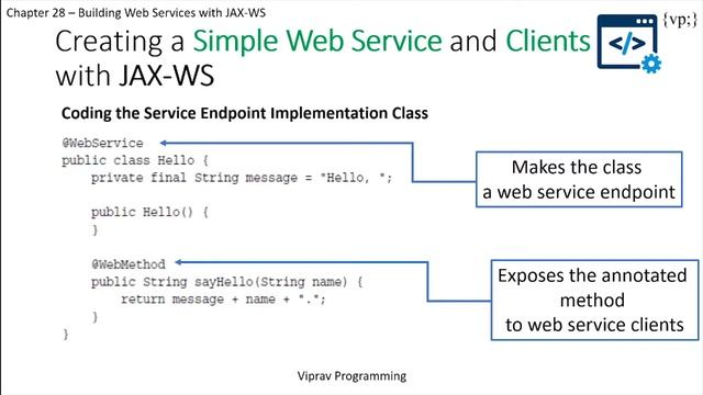 28 - Building Web Services with JAX-WS смотреть онлайн