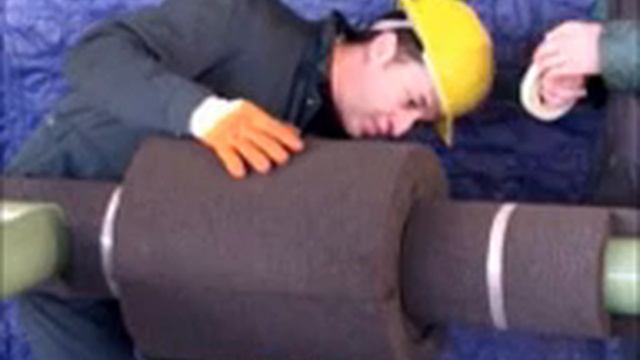 Пеностекло, Foamglass. Монтаж на трубопроводе. Ч. 1