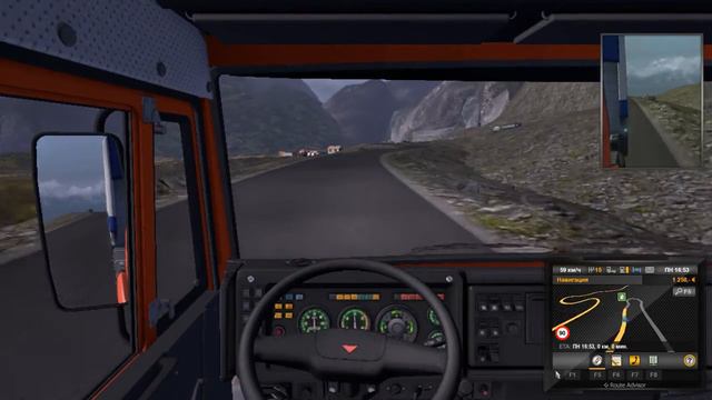 ETS2 Multipleer Покакушки #3 карта "СЛОЖНЫЕ ДОРОГИ 1.2" смотреть онлайн