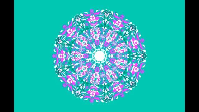 Mandala Art: Mint Julep | Easy Mandala | Time-lapse Art | Kaleidoscope | Digital Art смотреть онлайн