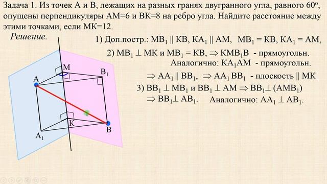 Стереометрия "с нуля" Урок 8. Угол между плоскостями смотреть онлайн