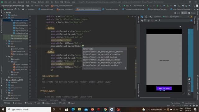 Sign Language Recognition Android App | TensorFlow Lite (GPU) | OpenCV | Combine Letters Part 4 смотреть онлайн