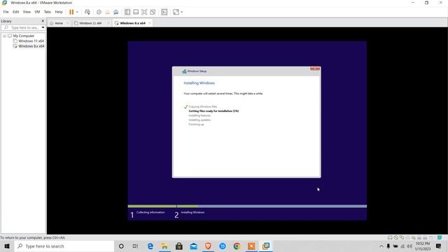 Windows 8 1 in a VMware workstation 17 update : How to install, step by step смотреть онлайн