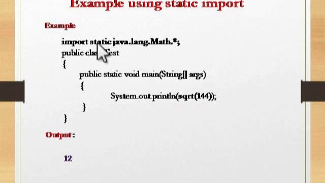 JAVA - Import Package & Classpath смотреть онлайн