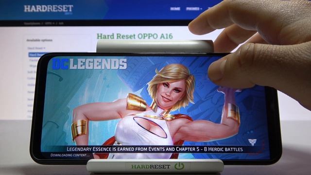 Тест производительности в телефоне Oppo A16 в игре DC Legends Fight смотреть онлайн