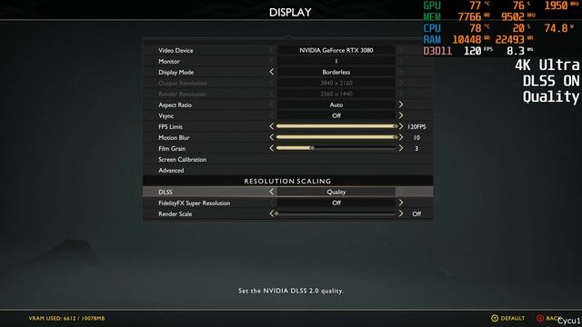 God of War PC RTX 3080 DLSS vs FidelityFX Framerate and Performnce Comparison & Test смотреть онлайн