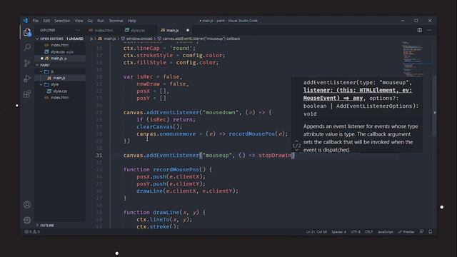 Создал программу Paint для браузера на JavaScript! смотреть онлайн