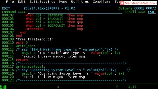 Master the Mainframe 2019 | Part 3 Challenge 13 solution - Advanced REXX Programming | IBM MTM 2019 смотреть онлайн