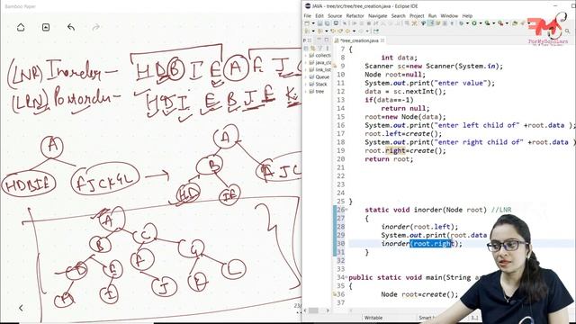 Binary Tree Traversal (Concept + Java Code) | Postorder ,Inorder , Preorder | DSA using Java #36 смотреть онлайн