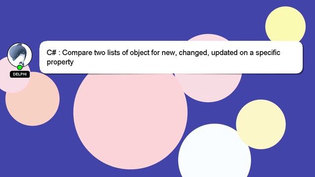 C# : Compare two lists of object for new, changed, updated on a specific property смотреть онлайн