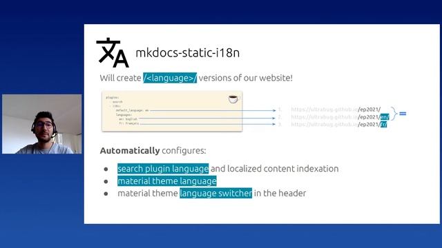 Alexys Jacob - Create beautiful and localized documentations and websites using MkDocs + Github смотреть онлайн