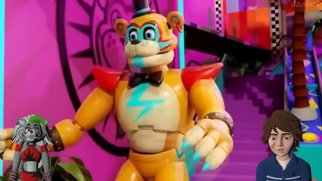 Try Not to Laugh FNAF ANIMATIONS Challenge with Roxanne Wolf and Gregory смотреть онлайн