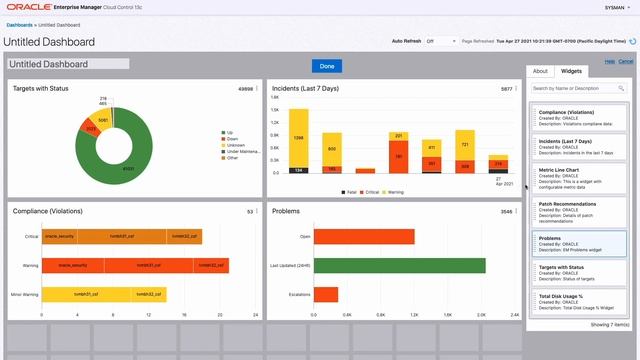 Demo: The new dashboarding features in Enterprise Manager 13.5 смотреть онлайн