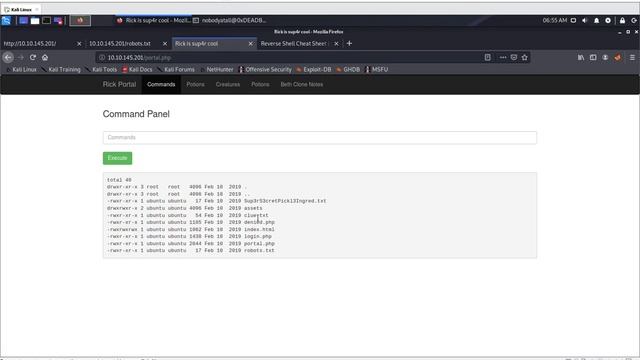 TryHackMe: Pickle Rick (CTF Room finding 3 ingredients) смотреть онлайн