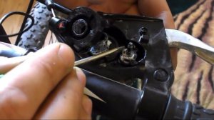 Моноблок переключатель shimano на 7 скоростей, как разобрать и собрать.