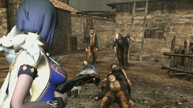 Resident Evil 4 Mod Skin - Yelan (Genshin Impact) смотреть онлайн