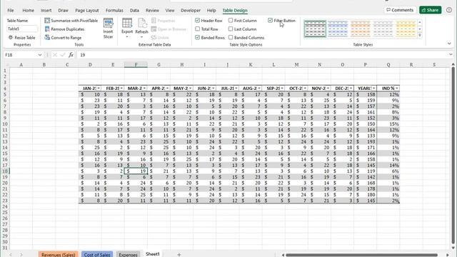 Excel - format cells as a table смотреть онлайн
