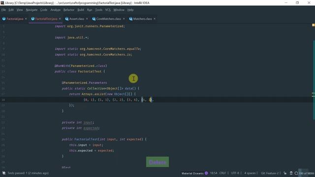 JUnit 5 Tutorial: Parameterized tests смотреть онлайн