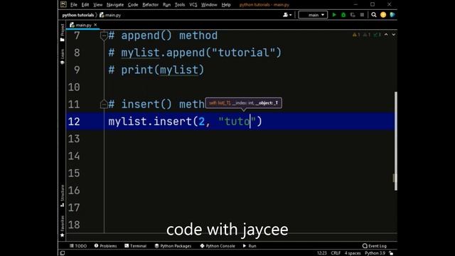 Adding through list items | Python programming смотреть онлайн