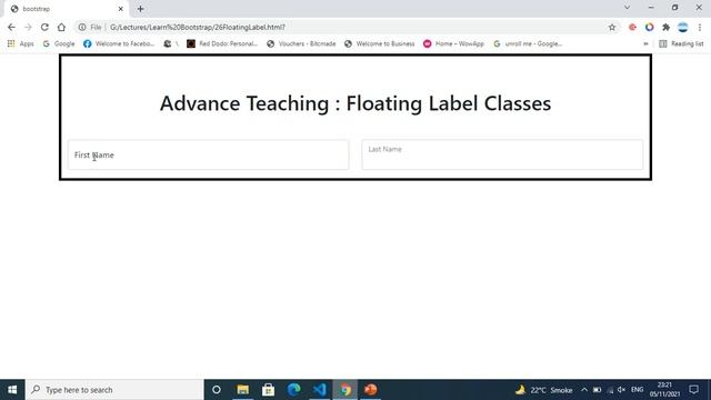 Floating Label in Bootstrap in Urdu/Hindi смотреть онлайн