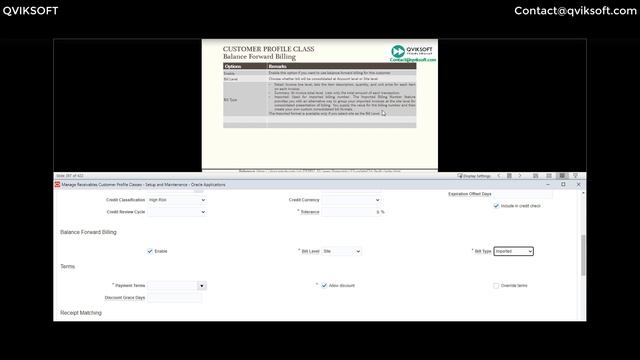 Oracle Fusion Receivables Customer Profile смотреть онлайн