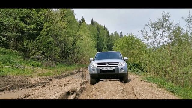 Паджеро 4 и легкое бездорожье. Новокузнецк - Белый Камень смотреть онлайн