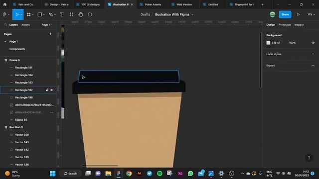 Coffee Cup Illustration with figma смотреть онлайн