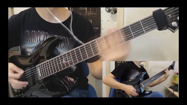 Ingested--Narcissistic Apathy Guitar Cover (with Tabs) (LTD SC-607B / EMG 81-7)