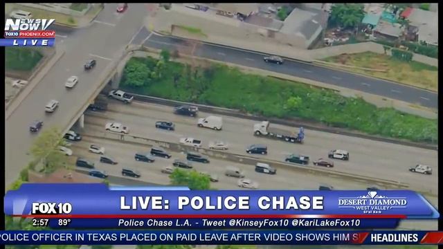 WATCH: The Most Bizarre Police Chase You Will Ever See (FNN) смотреть онлайн