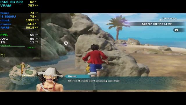 One Piece Odyssey | Intel HD 520 [i3 6006U + 8GB Ram] смотреть онлайн