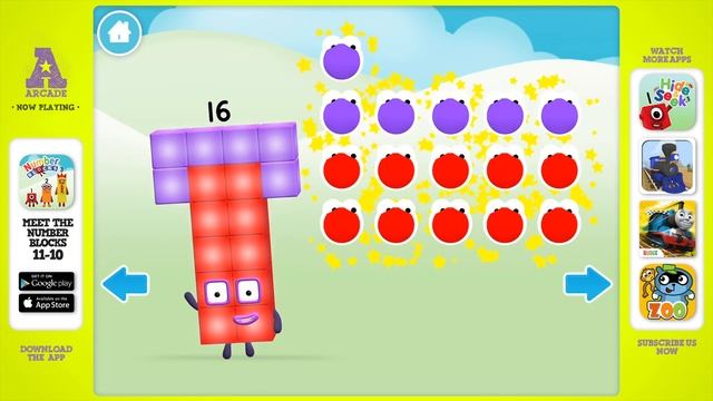 More Numberblocks 11 - 20! Counting from Eleven to Twenty and everyone between!! смотреть онлайн