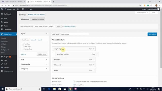 How to Add Menu Sub-Items to Your WordPress Website смотреть онлайн