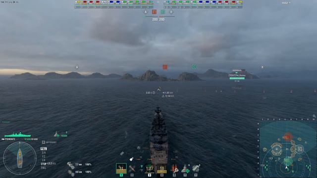 ⚓СМОТРИМ ПЬЕМОНТЕ ⚓ WORLD OF WARSHIPS! #worldofwarships #wows