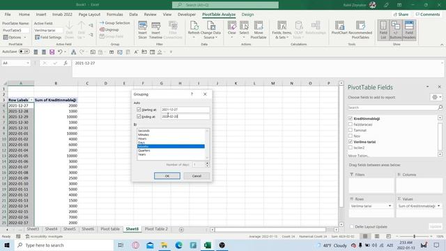 Excel Pivot Table 4 cü dərs смотреть онлайн