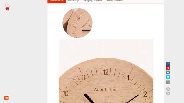 Xiaomi Mijia About Time Alarm Clock деревянные часы смотреть онлайн