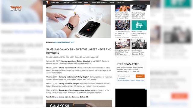 Samsung Galaxy S8 | Preview смотреть онлайн