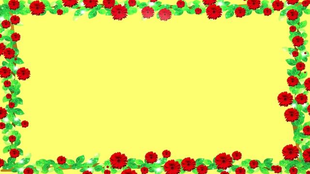 Фон Красные цветы на ветках. Футаж для монтажа смотреть онлайн