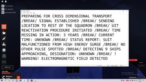 Roblox Site-006 Morse Code Secret.