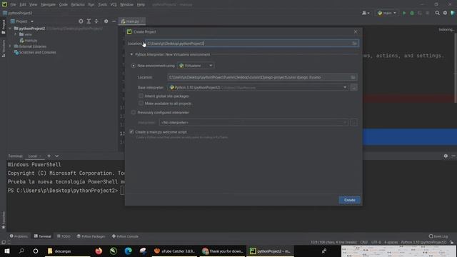 Instala y configura Python en PyCharm смотреть онлайн
