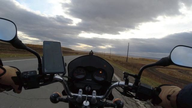 На bajaj Boxer по трассе М5 и бездорожью. смотреть онлайн