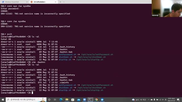 ?EZIS IT 학교 시즌 3 : [1강 - 5] Docker and Oracle 21c Container Install - sql*plus 관리자 계정 설정 смотреть онлайн
